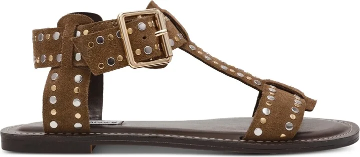 Steve Madden Women's Brazinn-s Studded Flat Gladiator Sandals - Image 2