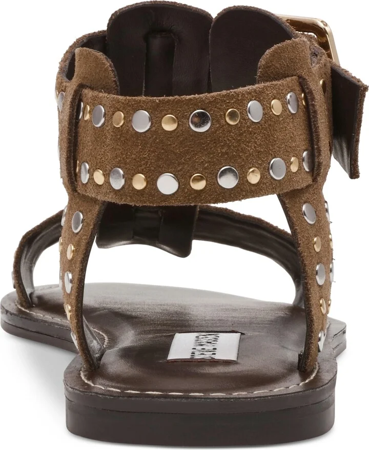 Steve Madden Women's Brazinn-s Studded Flat Gladiator Sandals - Image 3