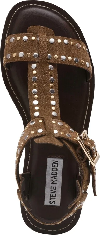 Steve Madden Women's Brazinn-s Studded Flat Gladiator Sandals - Image 4