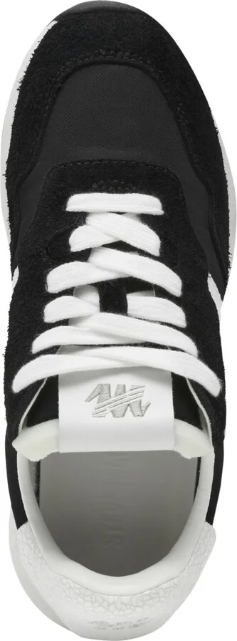 Steve Madden Women's Burst Lace-Up Retro Jogger Sneakers - Black/White Multi - Image 4
