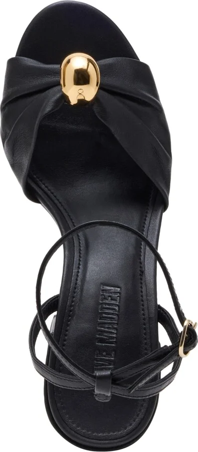 Steve Madden Women's Caden Knotted Embellished Block-Heel Sandals - Image 8