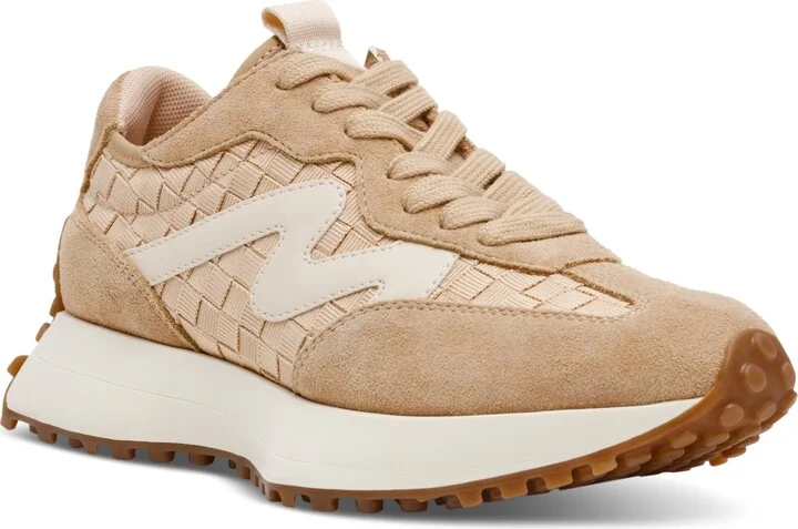 Steve Madden Women's Campo Retro Lace-Up Jogger Sneakers