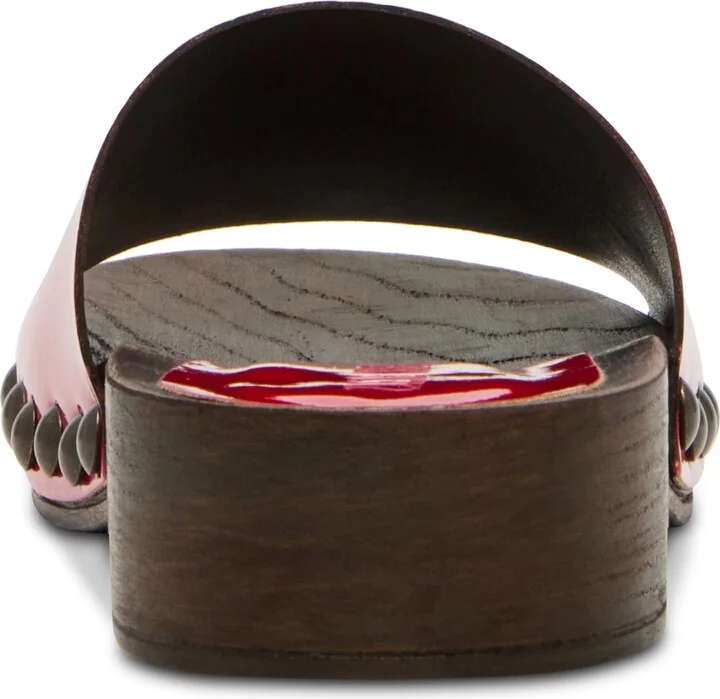 Steve Madden Women's Cento Wooden Flatform Slide Sandals - Image 3