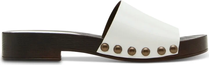 Steve Madden Women's Cento Wooden Flatform Slide Sandals - Image 6
