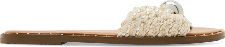 Steve Madden Women's Dipsy Knotted Embellished Slide Sandals - Image 2