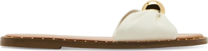 Steve Madden Women's Dipsy Knotted Embellished Slide Sandals - Image 6