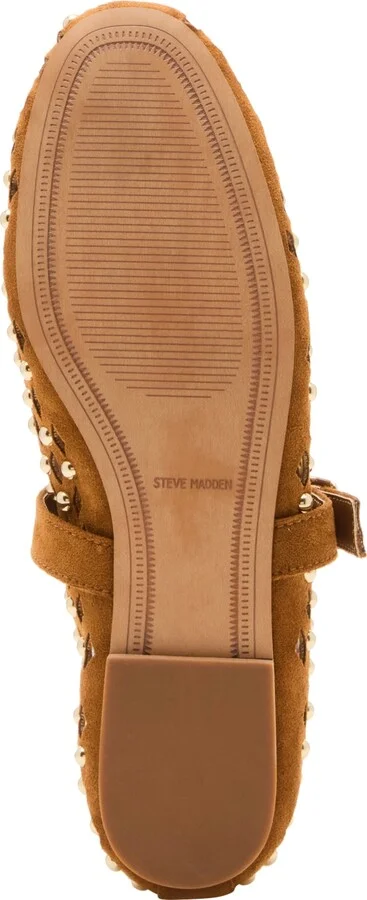 Steve Madden Women's Dreaming Studded Mary Jane Flats - Black/Silver Multi - Image 9