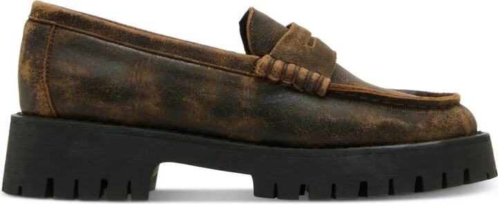 Steve Madden Women's Langsten Lug-Sole Tailored Loafers - Image 2