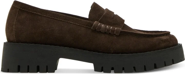 Steve Madden Women's Langsten Lug-Sole Tailored Loafers - Image 6