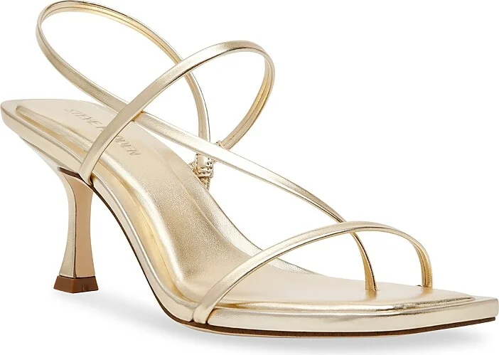 Steve Madden Women's Locke Strappy Asymmetrical High Heel Sandals