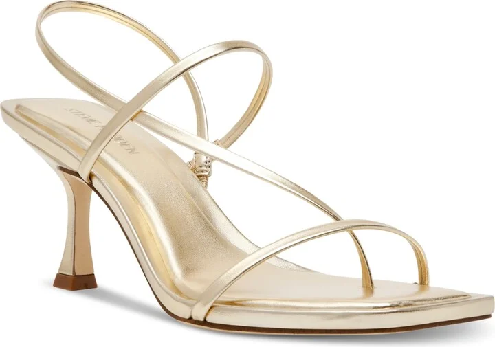 Steve Madden Women's Locke Strappy Mid-Heel Dress Sandals
