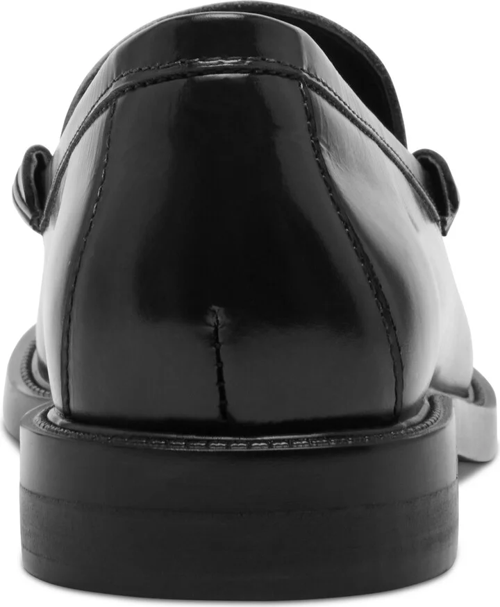 Steve Madden Women's Madison Tailored Loafer Flats - Black Leather/Black Haircalf - Image 3