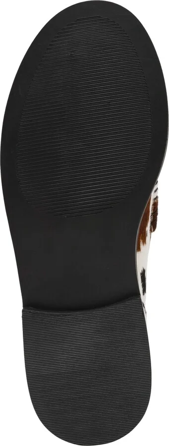 Steve Madden Women's Madison Tailored Loafer Flats - Black Leather/Black Haircalf - Image 9