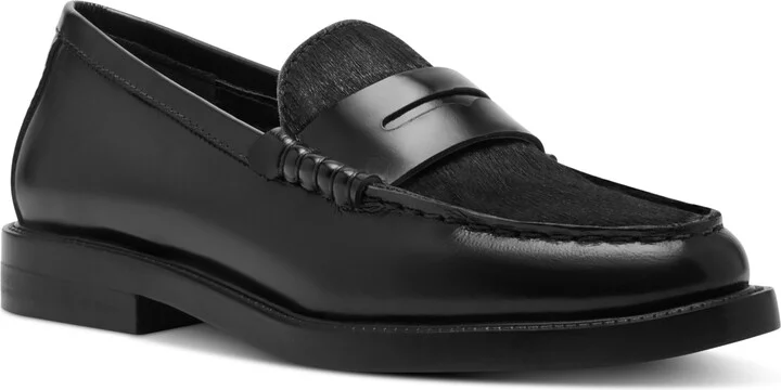 Black Leather,black Haircalf