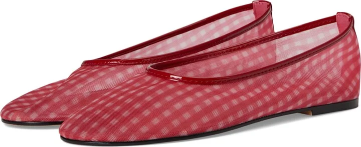 Red Gingham Mesh