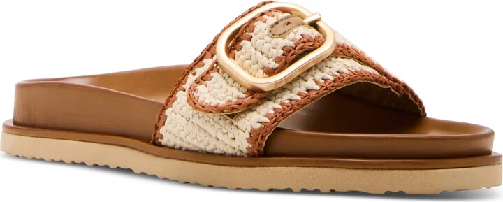 Steve Madden Women's Memphis Footbed Slide Sandals