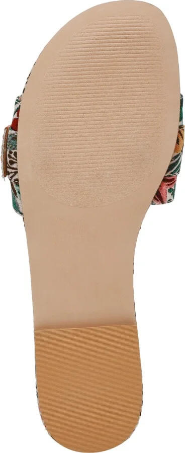 Steve Madden Women's Merla Raffia Buckle Slide Sandals - Image 5