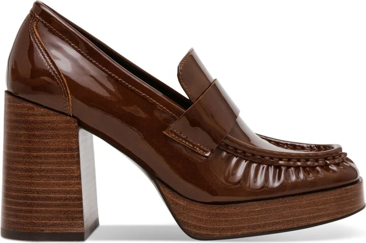 Steve Madden Women's Munday Platform High-Heel Loafer Pumps - Image 6