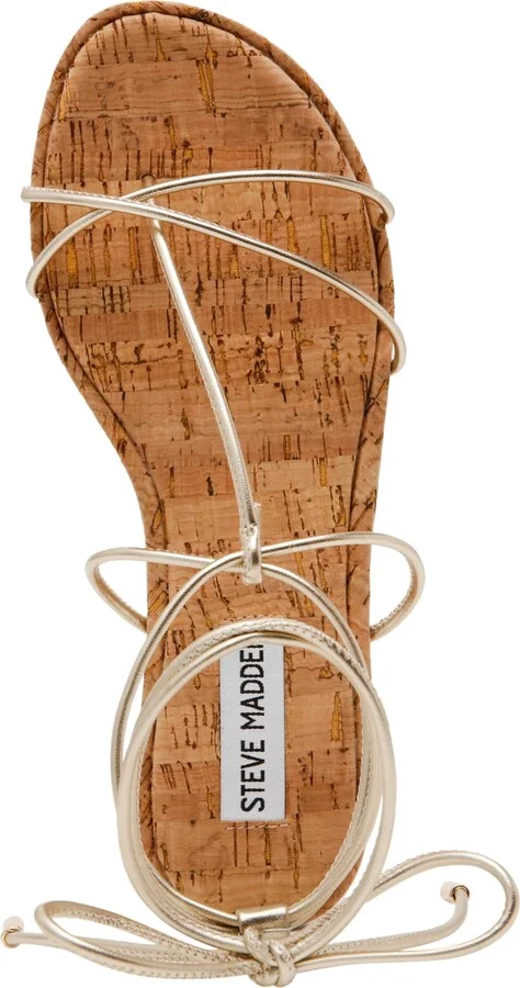 Steve Madden Women's Myrtle Lace-Up Flat Sandals - Image 8