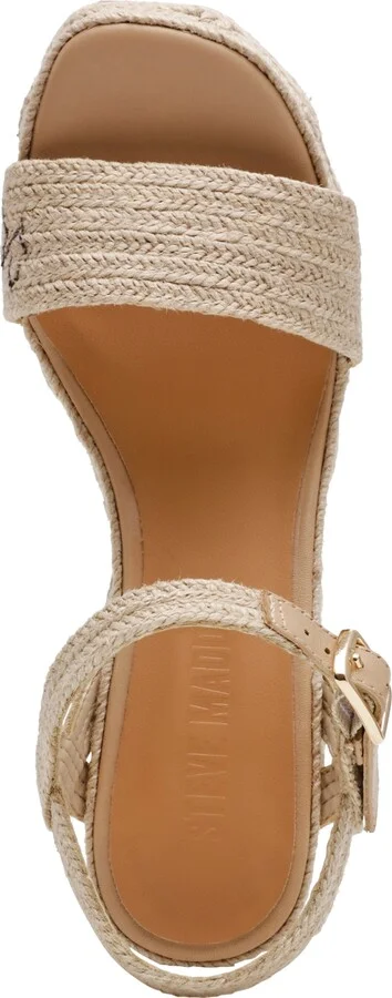 Steve Madden Women's Pinky Platform Rope Wedge Sandals - Image 4