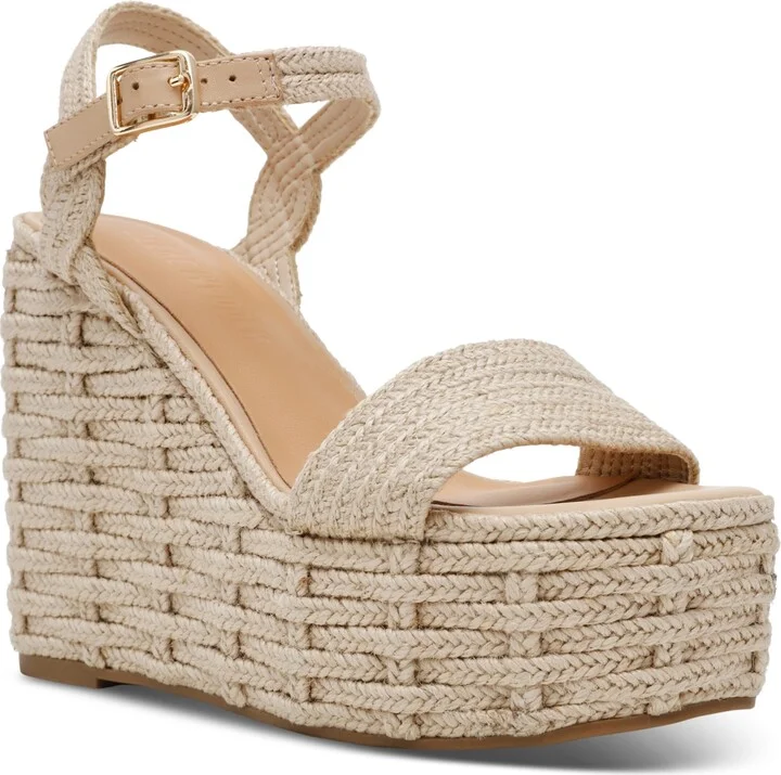 Steve Madden Women's Pinky Platform Rope Wedge Sandals