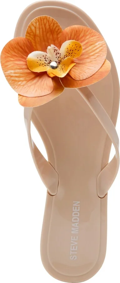 Steve Madden Women's Poppyseed Floral Jelly Slide Sandals - Image 4