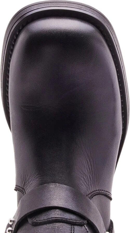 Steve Madden Women's Rocky Knee-High Buckled Moto Boots - Image 4