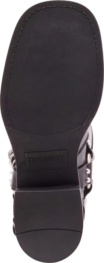 Steve Madden Women's Rocky Knee-High Buckled Moto Boots - Image 5