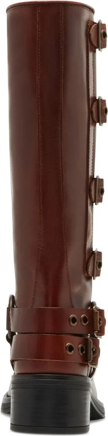 Steve Madden Women's Rocky Knee-High Buckled Moto Boots - Image 7