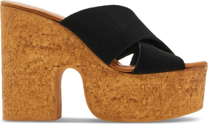 Steve Madden Women's Saffron Platform Cork Dress Sandals - Image 2