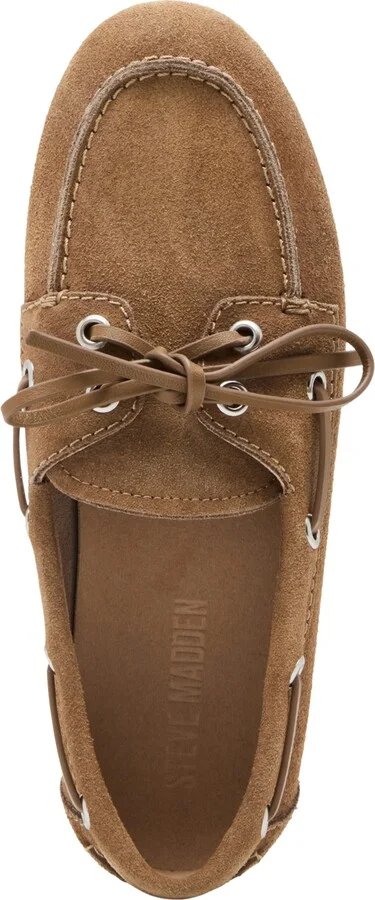 Steve Madden Women's Sag Soft Boat Shoe Loafer Flats - Image 4