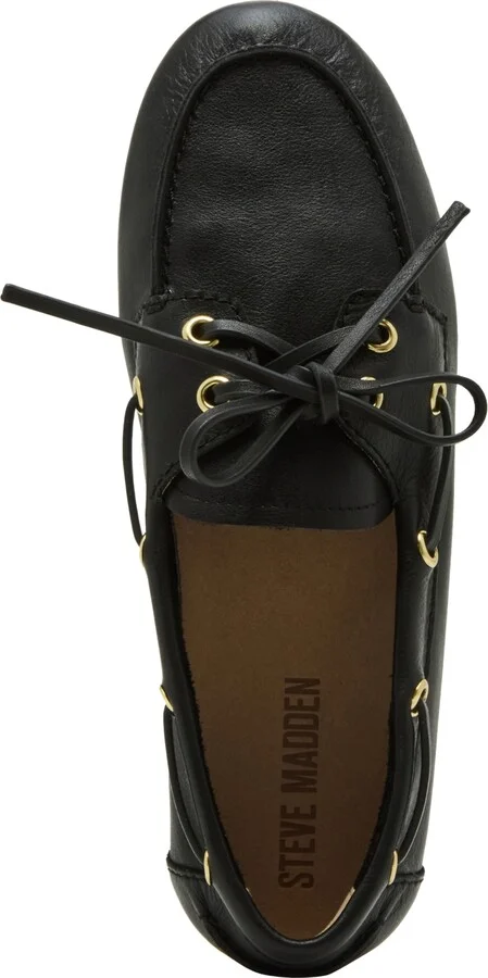 Steve Madden Women's Sag Soft Boat Shoe Loafer Flats - Image 8