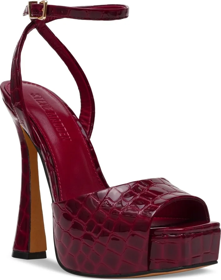 Steve Madden Women's Sass Two-Piece Platform High-Heel Dress Sandals