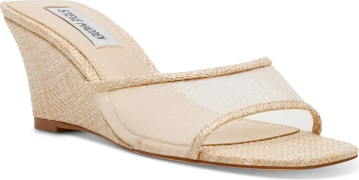 Steve Madden Women's Seleste Wedge Mule Sandals