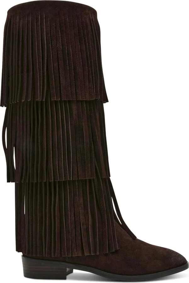 Steve Madden Women's Spur Knee-High Fringe Boots - Image 2