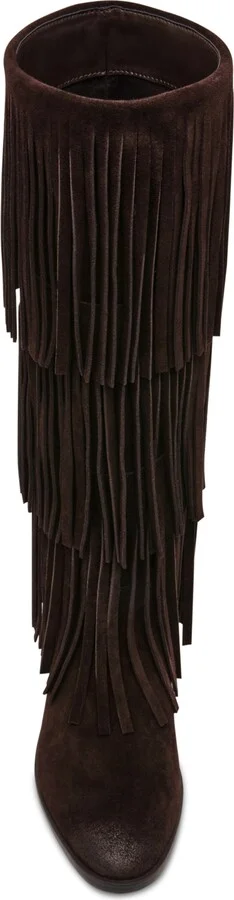 Steve Madden Women's Spur Knee-High Fringe Boots - Image 4