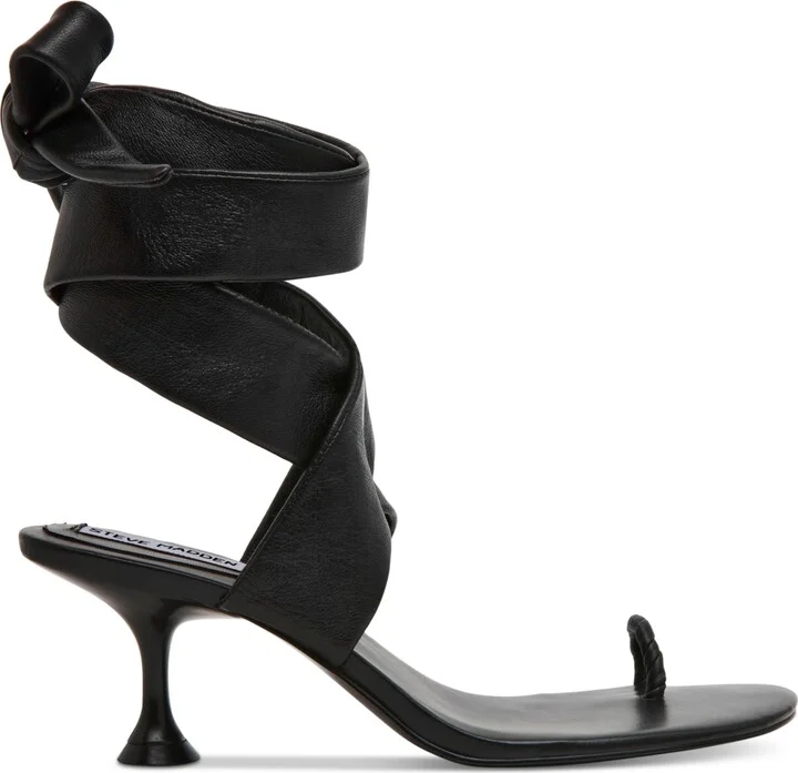 Steve Madden Women's Symone Lace-Up Kitten-Heel Sandals - Image 6