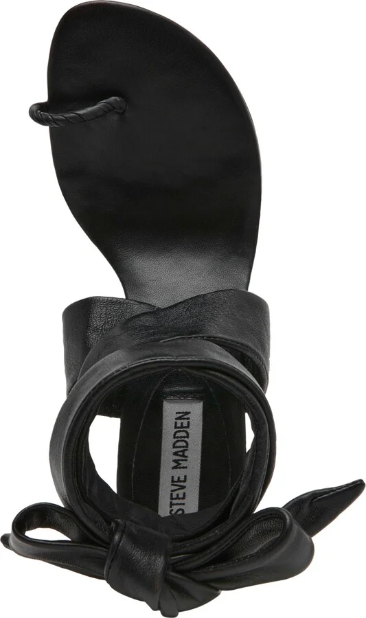 Steve Madden Women's Symone Lace-Up Kitten-Heel Sandals - Image 8
