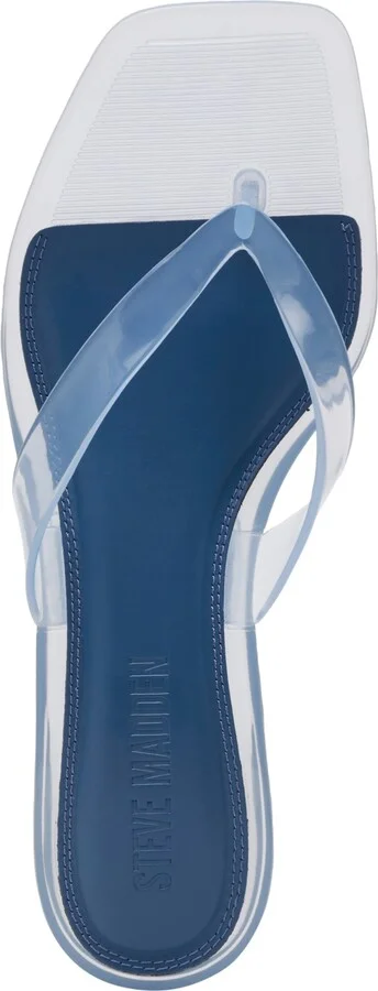 Steve Madden Women's Tracie-j Kitten-Heel Jelly Thong Sandals - Image 5