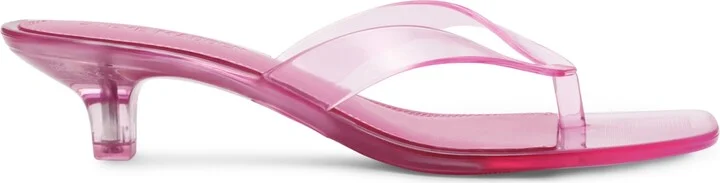 Steve Madden Women's Tracie-j Kitten-Heel Jelly Thong Sandals - Image 6