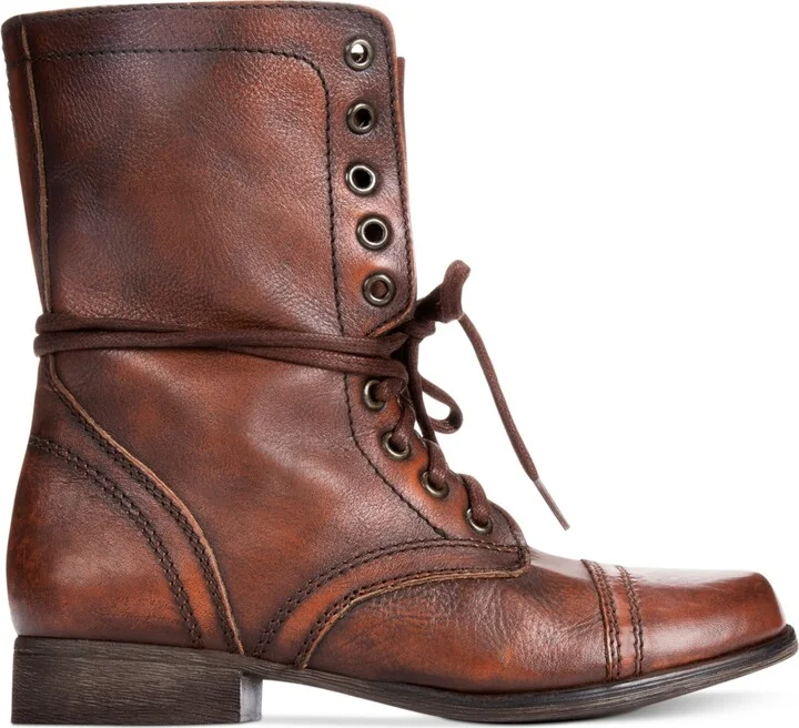 Steve Madden Women's Troopa Lace-up Combat Boots - Image 2