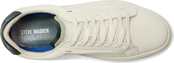 Steve Madden Xavier Men's Shoes Cream : 8 D - Medium, Leather - Image 2