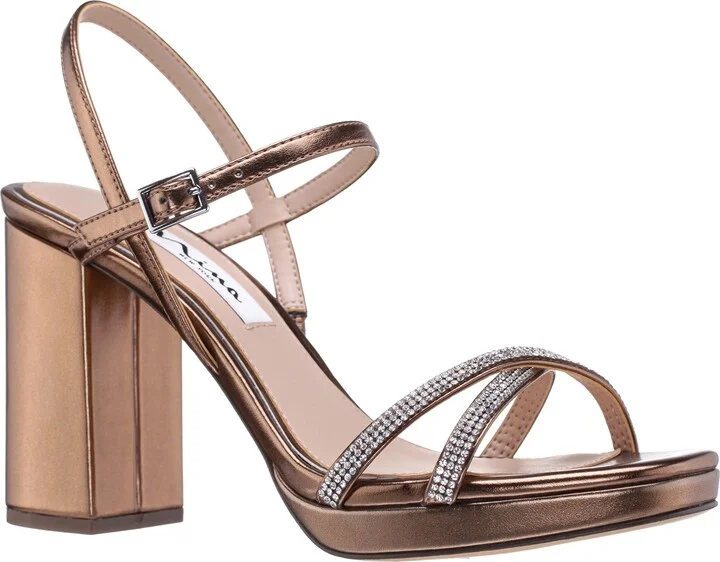 Steven Embellished Platform Sandal