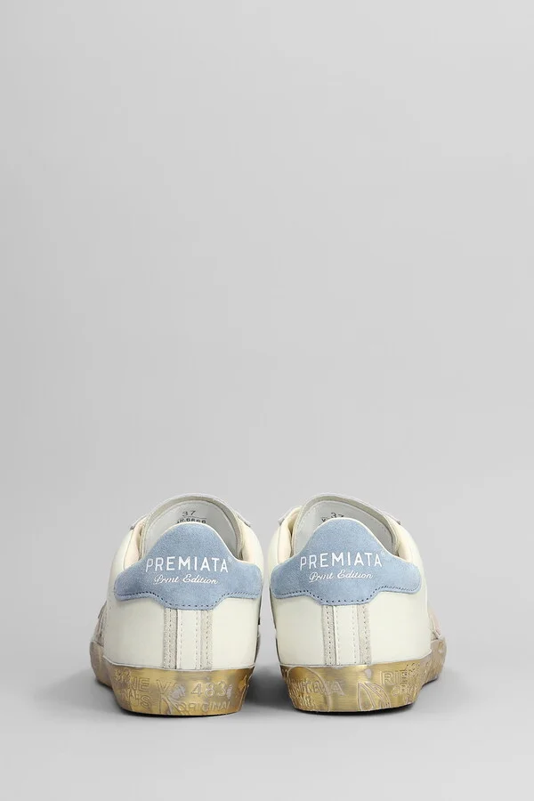 Steven Sneakers In White Leather - Image 4