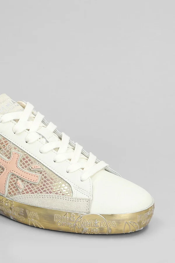 Steven Sneakers In White Leather - Image 5