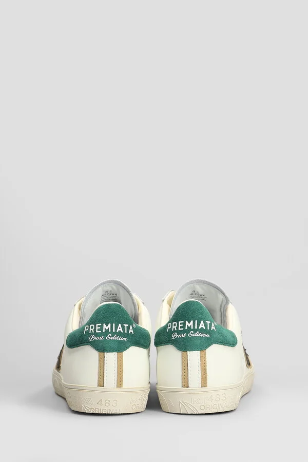 Steven Sneakers In White Leather - Image 4