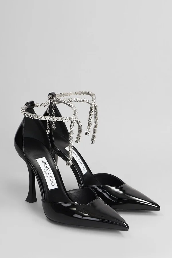 Stevie 100 Pumps In Black Patent Leather - Image 2