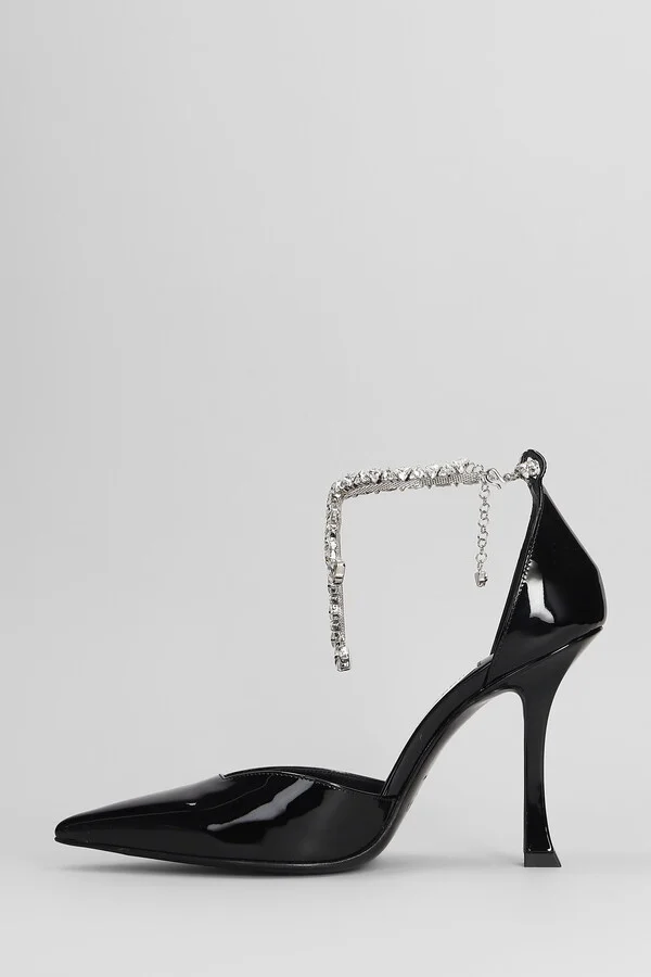 Stevie 100 Pumps In Black Patent Leather - Image 3