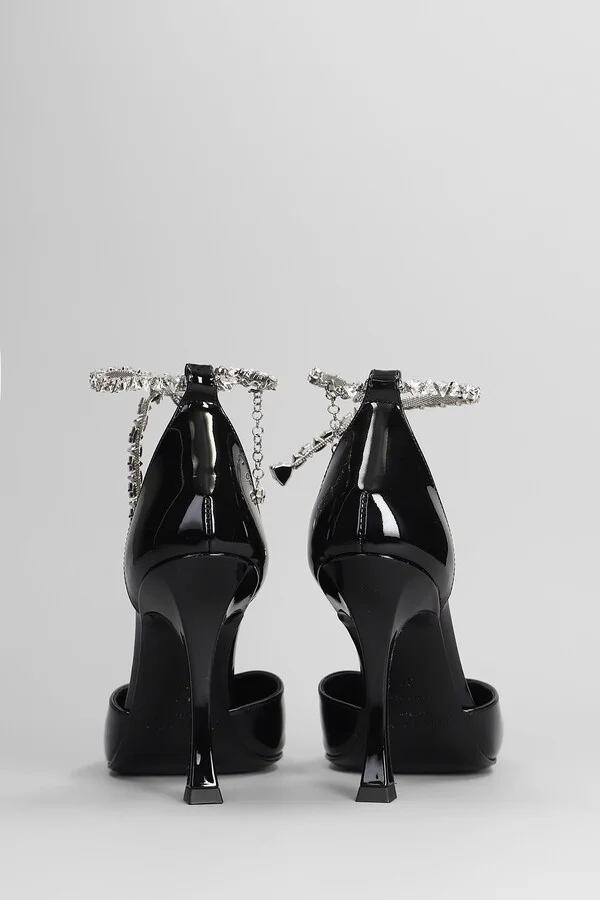 Stevie 100 Pumps In Black Patent Leather - Image 4