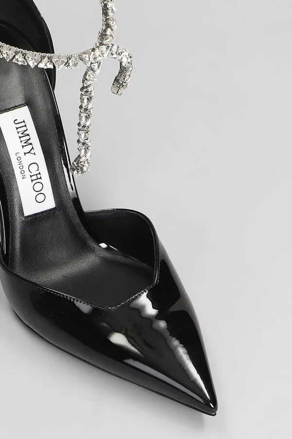 Stevie 100 Pumps In Black Patent Leather - Image 5